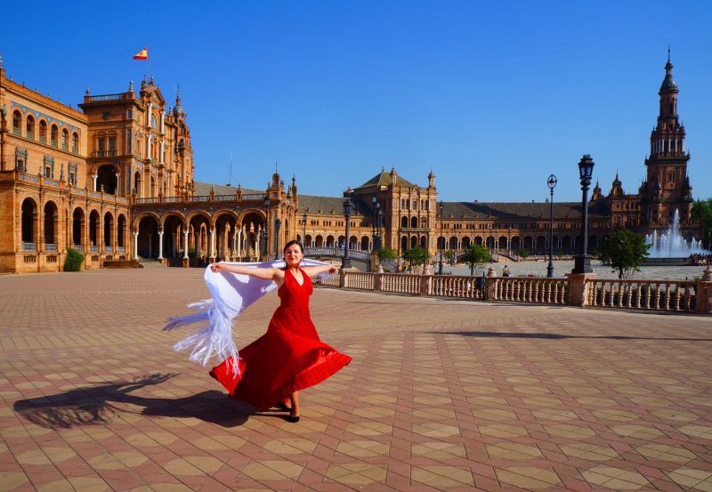 Visitez la Plaza España de Séville en séminaire