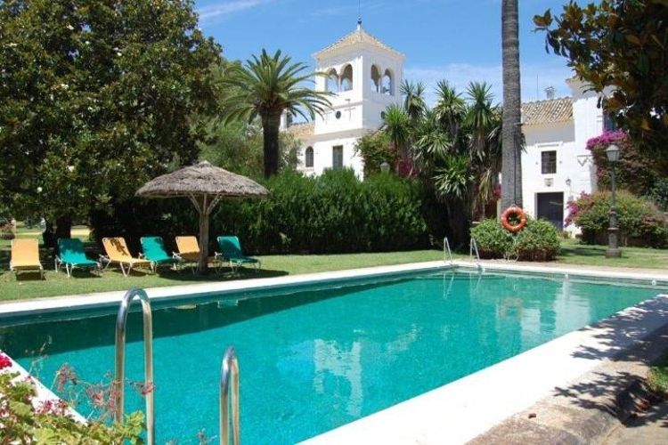 Hacienda traditionnelle avec jardin et piscine pour votre événement en Andalousie