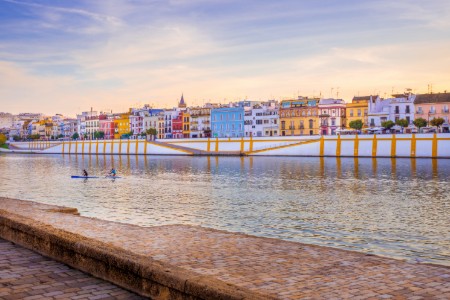 Les rives du Guadalquivir, idéal pour profiter de Séville en été
